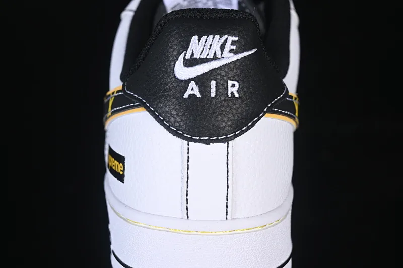 All categories Nk Air Force 1 Air Force series Nk Air Force 1 Low Air Force low top Nike Air Force 1'07 Low Supreme co-branded white gray yellow edge hook Air Force 1 low top casual sneakers XZ6188-259